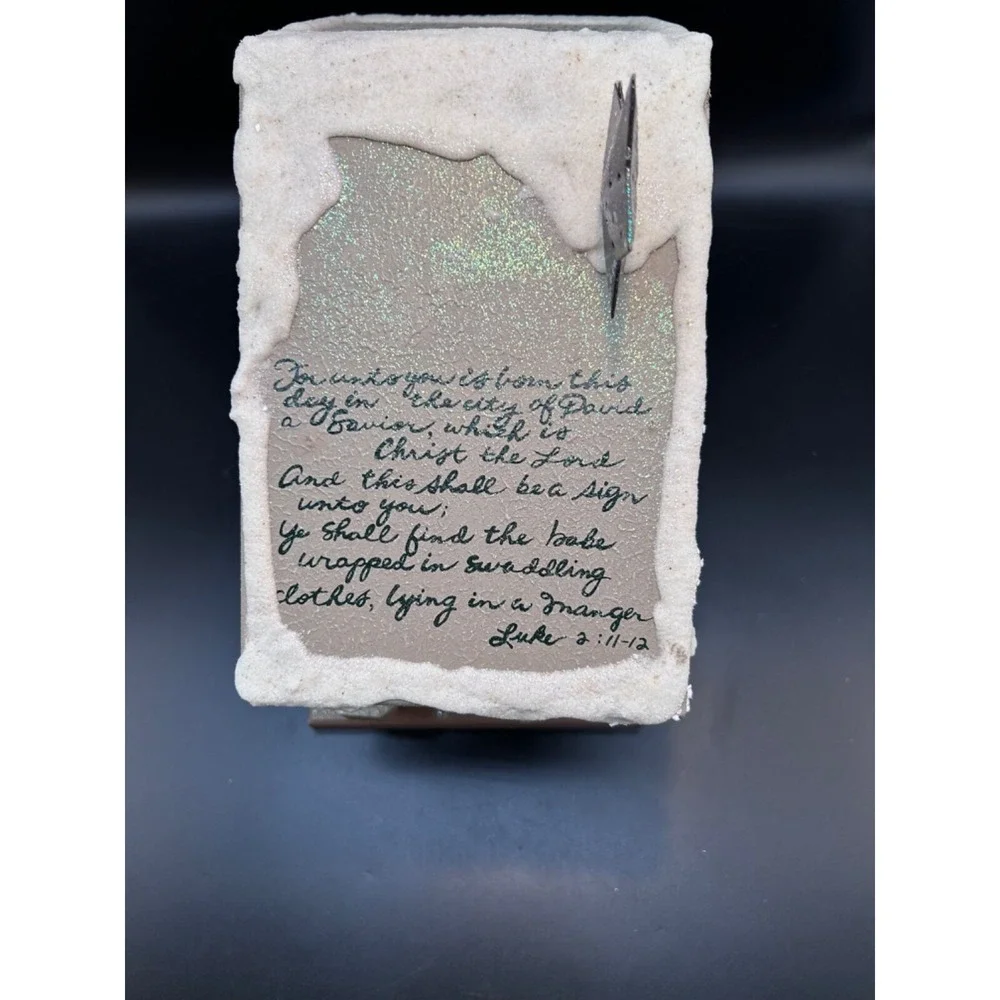 Enesco Foundations Nativity Creche Manger Karen Hahn Includes 6 Misc Figurines‎